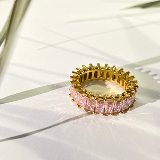 Brillante Ring - Rosa | 18K Gold Plated